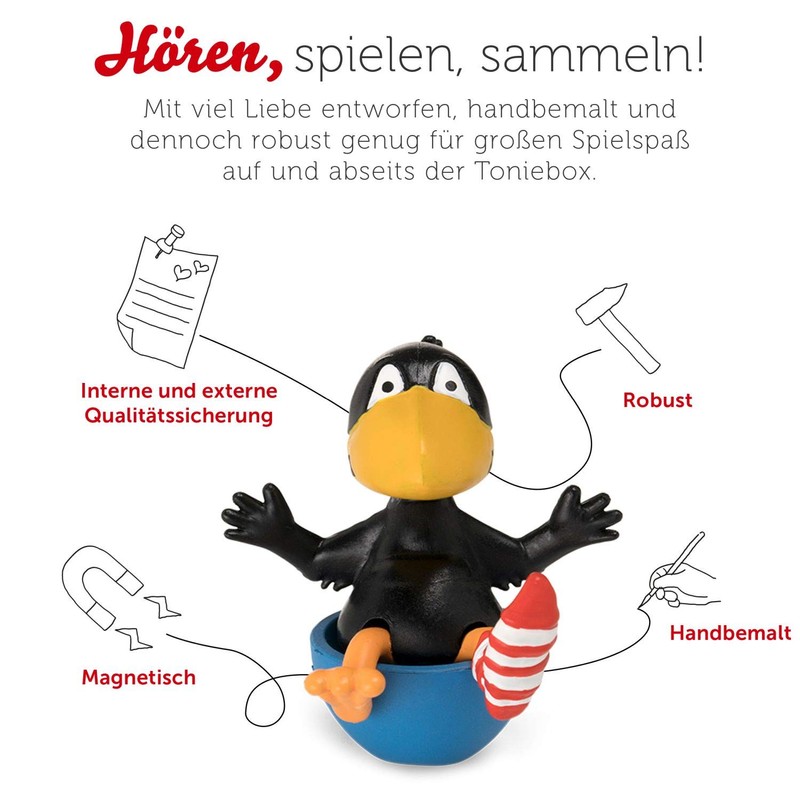 tonies Hearing Figure, The Little Raven Sock for Tonie Box