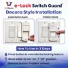 Switch Guard with Slider & Easy ON/OFF Push Button Activation