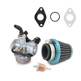 Liamtu ATV Carburetor PZ19 with Fuel Filter and 35mm Air Filter for 50cc 70cc 80cc 9...