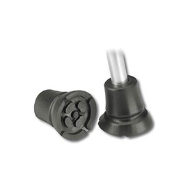 Set of 2 Big Foot Anti-Slip Buffer for Walking Sticks and Walking Aids 16-17.5 mm