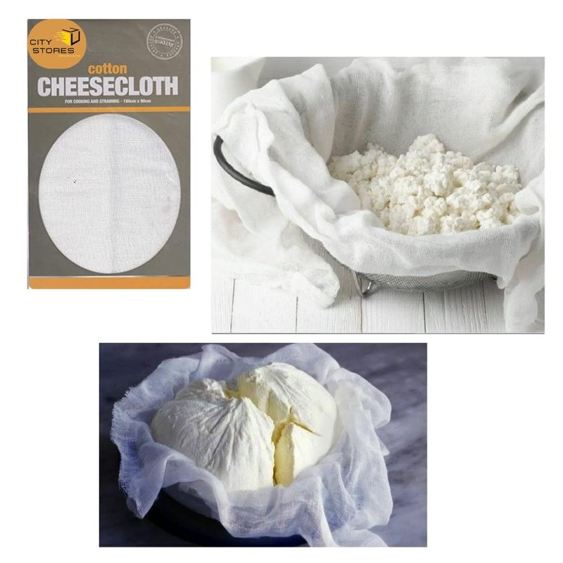CityStores Cheese Cloth 180cm x 90cm Straining Veg, Salads, soups