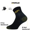 CAT Caterpillar 6 Pairs Quarter Work Socks Ankle Length -