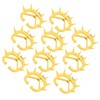 10pcs CalF weaning Nose Rings Plastic Weaning Spiked Ring Preventing
