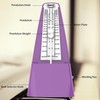 Solo Mechanical Metronome with Accent Bell, Precise Time and Powerful