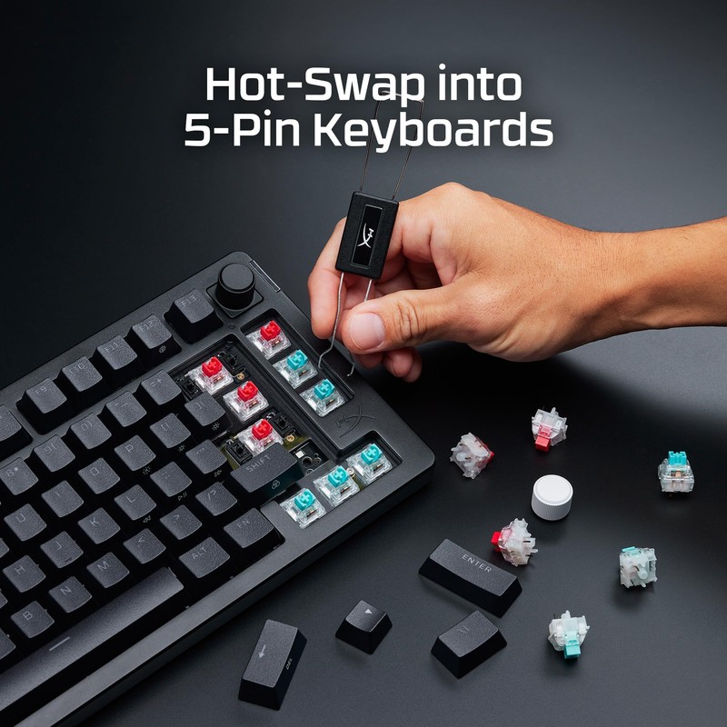 HyperX Linear Switches – PC, 5-pin, Pre-lubed, Half-Wall stem, 1.8mm
