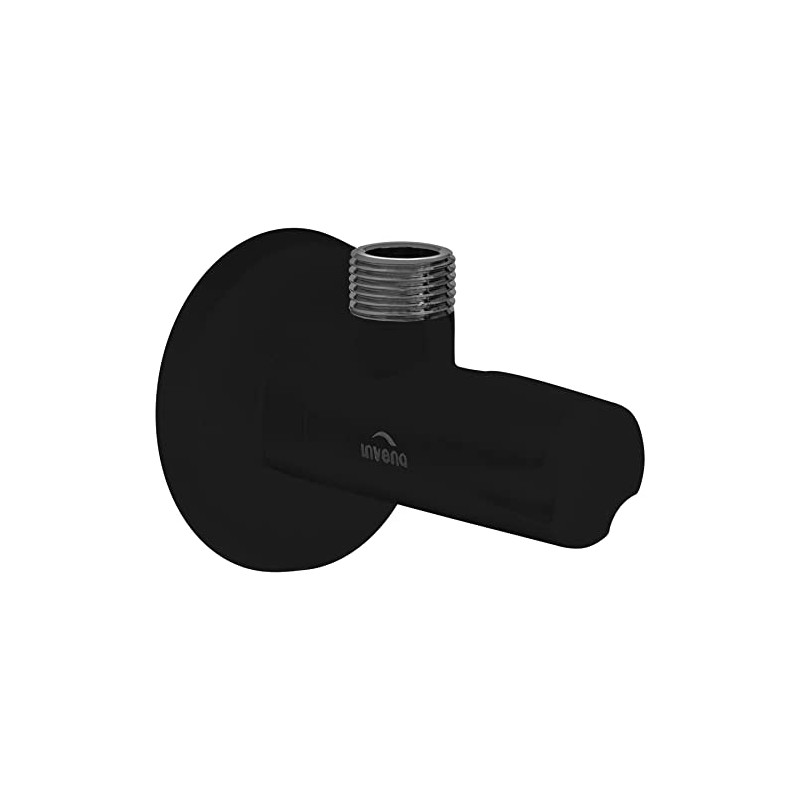 Matte Black Brass 1/2" x 1/2" BSP Toilet Hose Valve