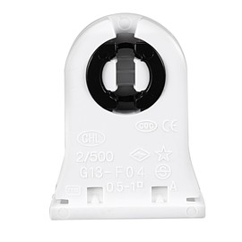 uxcell 10Pcs T8/T12 Fluorescent Light Holder G13 Base Non-Shunted Tombstone Lamp Socket AC 500V 2A for LED Fluorescent Tube