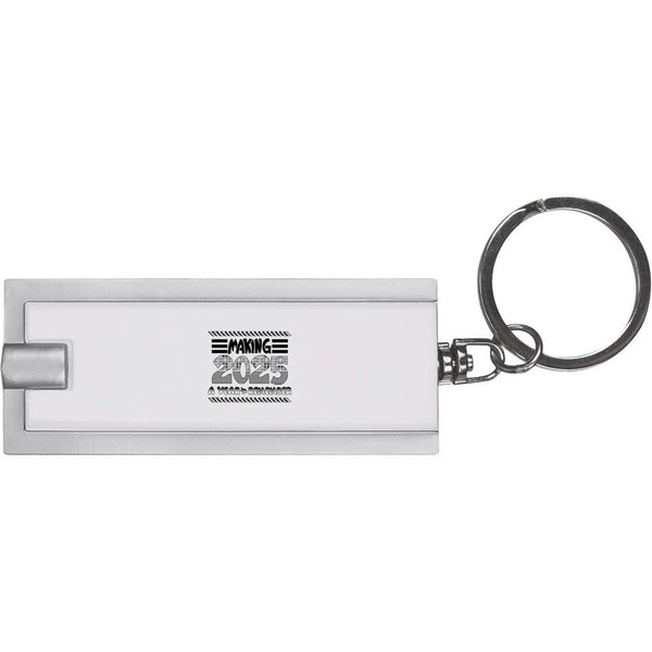 Azeeda 'Turning 2025 into Legacy' Keyring LED Torch (KT00040768)