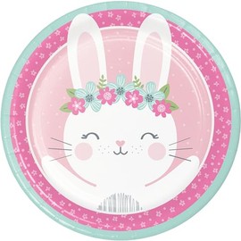 Trendware Bunny Party Paper Plates, 24 Count