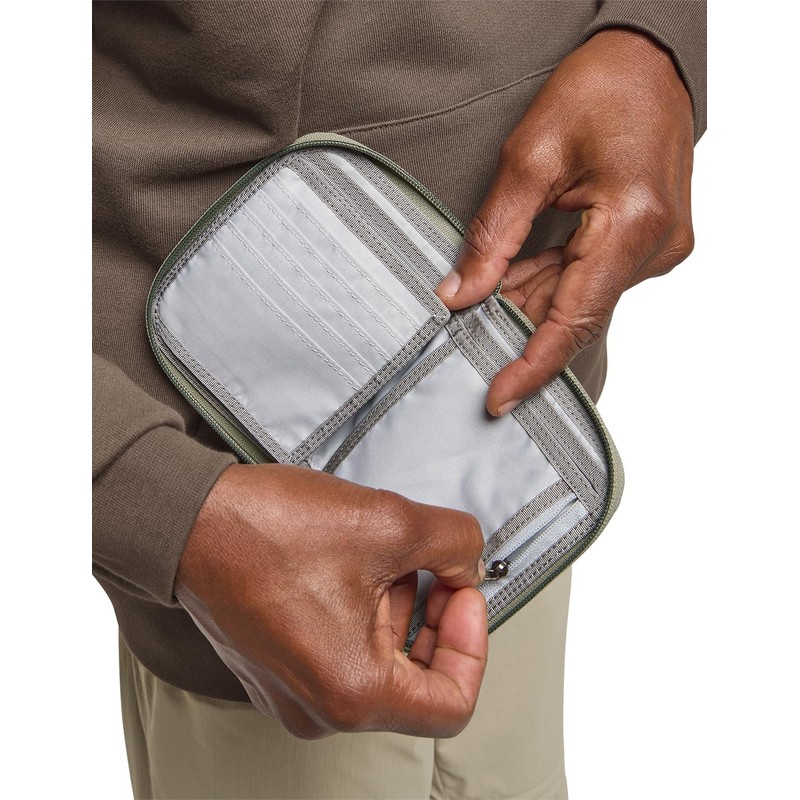 Jack Wolfskin Unisex Konya Wallet Travel Accessory Wallet, Stone