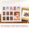 Alipis Year Photo Display Holder, White Pvc Frame, 11x9.8 Inches,