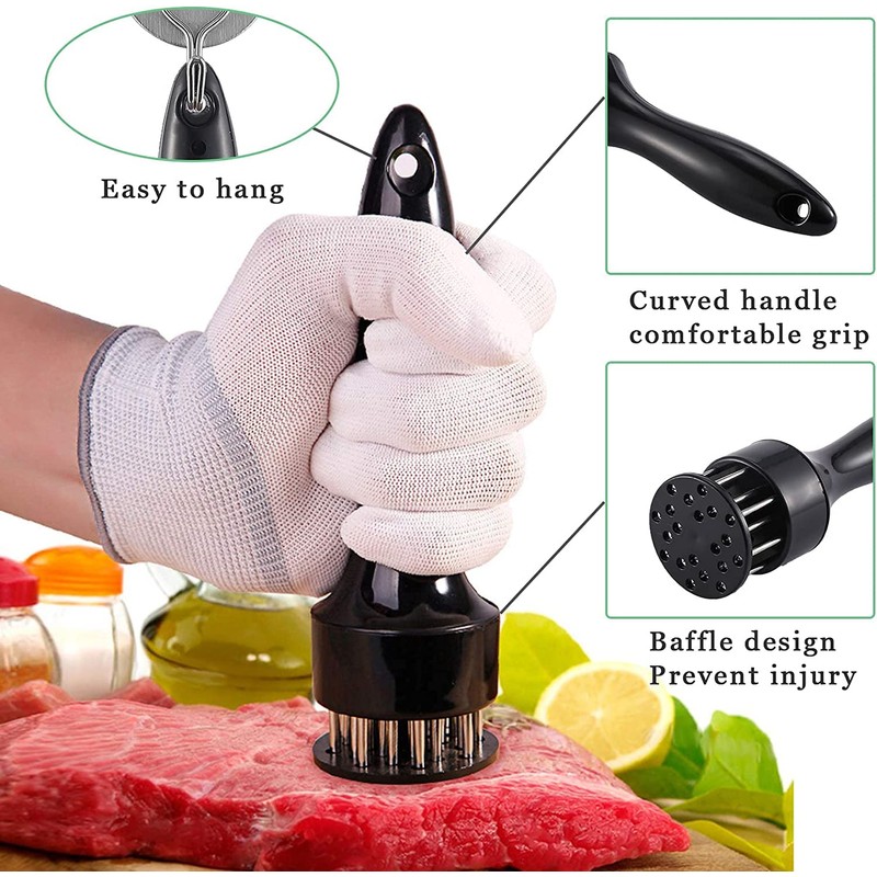 Stainless Steel Meat Loosening Needle Press Meat Tenderizer Kitchen Tool