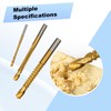 ZOCONE 6 Pcs Step Drill Bit Set, Cone Cutter Step