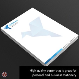 Bright White Paper - Multipurpose Office Print Writing Copy - Flyers, Posters, Design Proposals, Business Documents | 8.5 x 11 | 70lb Text (28lb Bond) | Acid Free Paper | 100 Sheets per Pack
