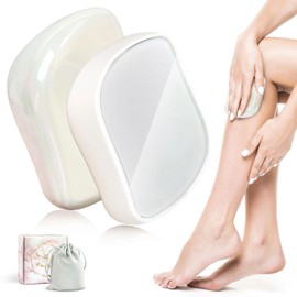 Nano Epilator, Women's Epilator, Men's Epilator, Reusable, Magic Crystal Pilator for Body, Legs, Arms and Back (White)