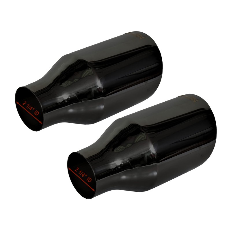 2.5" to 4" NETAMI Exhaust Tip Stainless Steel Double Wall