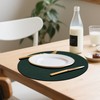 [Placemats and Coaster Sets 6] Christmas Table Mats PVC Leather