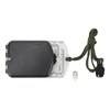 Multifunctional Plastic Compass with Scales Portable Gradiometer Magnifying Glass LED