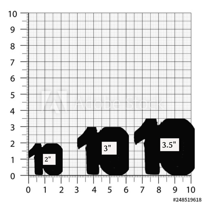 Sweet Prints Inc Number 10 Cookie Cutter - Dishwasher Safe