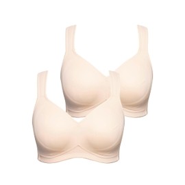 Ulla Popken Women's Opaque Bra, beige, 115C