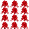 Allgala 12-pc 6" Large Everyday Pull Bows, Red