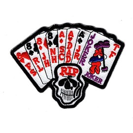 Harlee Marlboro Man Movie Ace/Dead Man's Hand Iron on Patch