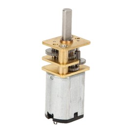 GA12-N20 DC 3V Gear Motor Low Noise High Torsion Metal Gearbox Reasonable Structure Easy to Replace and Use Reducer Gear Motor 15-1000RPM with Metal Gearbox (1000RPM)