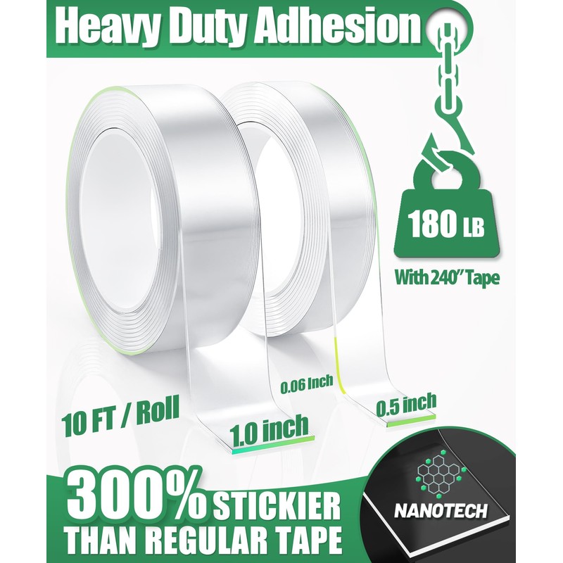 Extra Strong Double Sided Tape Heavy Duty - 240" x