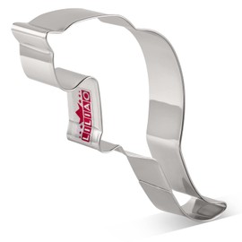 LILIAO Cat Cookie Cutter for Kids - 4.5 x 3.8 inches - Stainless Steel