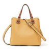 FIRANO 402290 3-Part Casual Chic 2-Way Handbag, Women's, Filano, yellow