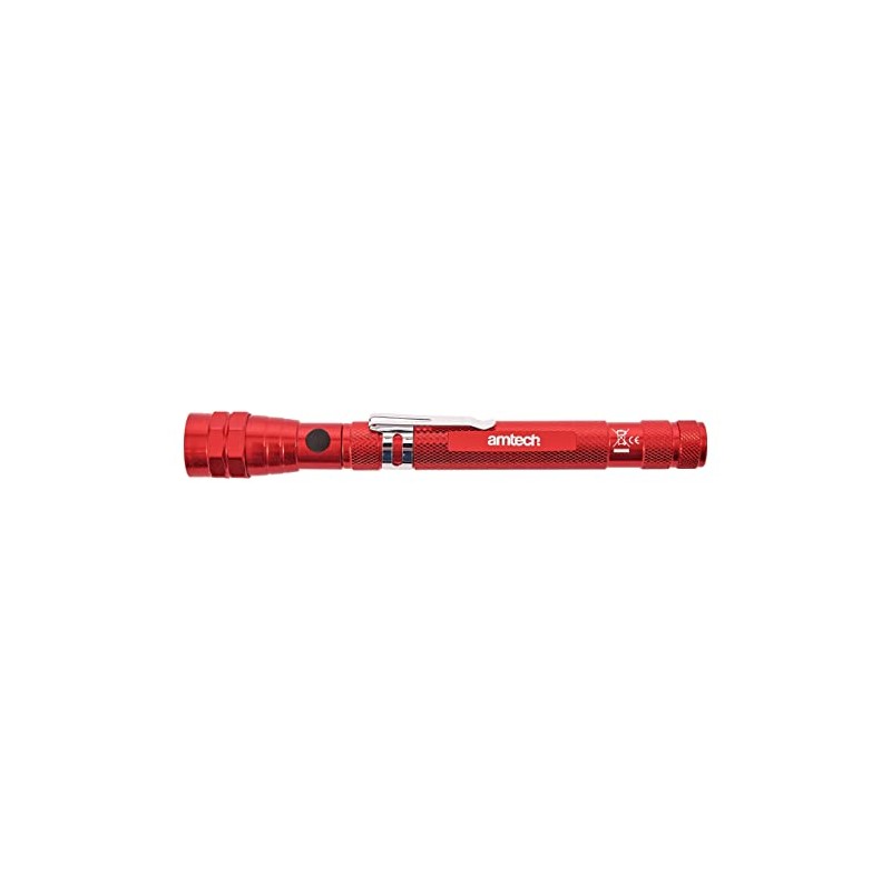 Amtech S8006 3 LED Telescopic Torch and Magnetic Pick up