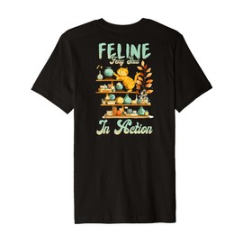 Feline Feng Shui In Action Premium T-Shirt