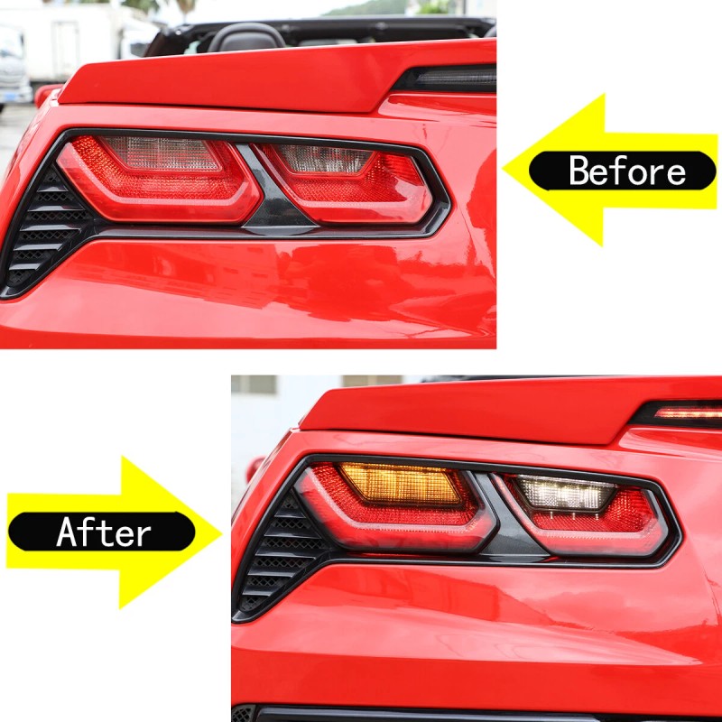 MODY Smoked Black Tail Rear Light Lamp Cover Trim Accessorie