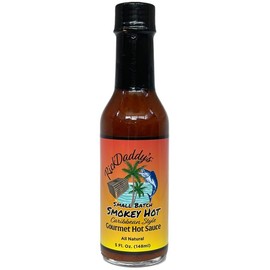RickDaddy's Gourmet Hot Sauce | Wood Smoked Habanero Peppers | Smokey Hot Sauce | Small Batch | Caribbean Style | Made in USA