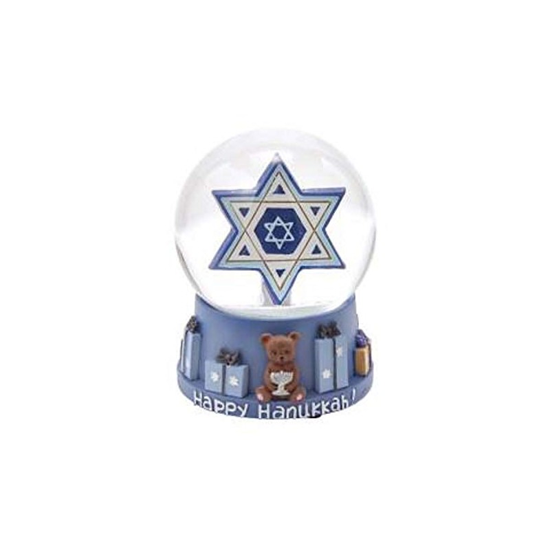 Kurt S. Adler 100MM Musical Hanukkah Star of David Waterglobe