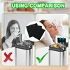 8 Pieces Activated Carbon Filter, Compost Container Filter, Organic Waste