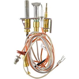 Heat & Glo Pilot Assembly LP (446-511A) - Propane Powered - Fireplace Part - Complete Pilot Assembly - Adjustable Flame