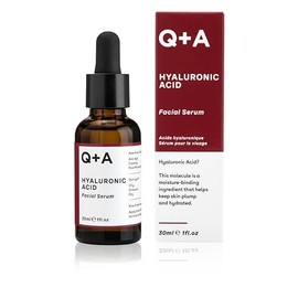 Sérum facial de ácido hialurónico Q+A. Un sérum de ácido hialurónico muy hidratante para disfrutar de una piel sana y redensificada. 30 ml/1 fl.oz
