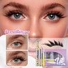 Cluster Lashes Kit，Lankiz Biomimetic Individual Eyelashes KIT with Lash Bond