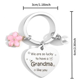 Gifts for Nana,Granny Birthday Gifts,Great Grandma Gifts,Nan Gifts for Birthday,Nanna Birthday Gifts,Granny Gifts,Nanny Keychain,Presents for Nan,Mothers Day Gifts for Grandma,Nana Christmas Gifts