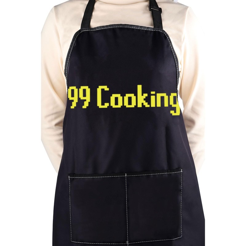 WCGXKO OSRS 99 Cooking Kitchen Apron OSRS Fans Gift 99Cooking