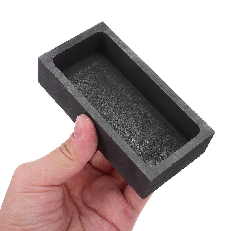 UTHCLO 2pcs Graphite Ingot Mold Casting Crucibles for Melting and