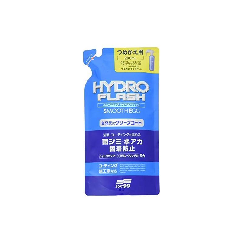 Soft 99 00524 Smooth Egg Coating Hydroflash 200 Refills, Protects