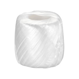 MECCANIXITY Polyester Nylon Plastic Rope Twine Household Bundled for Packing Gardening Craft,200m Length,White Pack of 1
