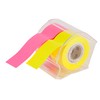 Merangue Sticky Note Dispenser, 32.7 Feet, Yellow/Pink