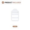 SUIKIHUM 10 Pack Plastic Ladder Slider, 1 Inch(25mm) Backpack Buckle