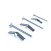 HANLATO 28Pcs Spring Toggle Bolts for Drywall, 1/8 x 2”,