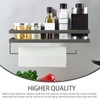 WJUAN Wall Spice Rack 35 cm - Kitchen Shelf with