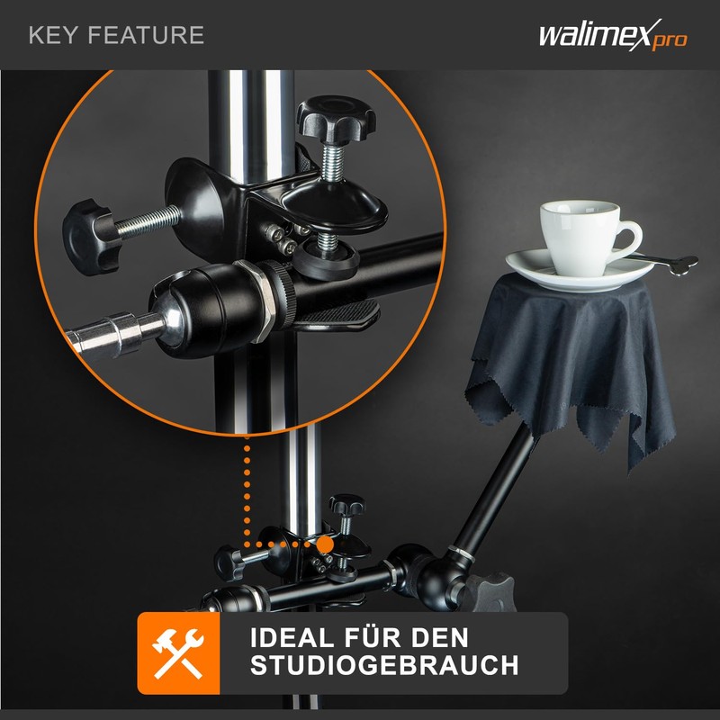 Walimex Double Screw Clamp - 110 x 120 x 100
