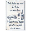 Blechwaren Fabrik Braunschweig GmbH PC 300/427 Metal Sign with German